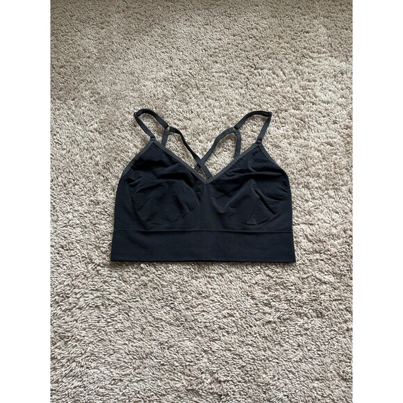 Nike Women's Zoned Sculpt Strappy Training Bralette in Black Size SMALL - Picture 1 of 7